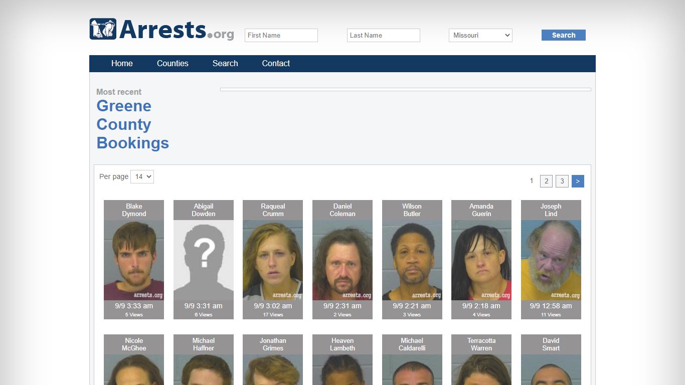 Greene County Arrests and Inmate Search