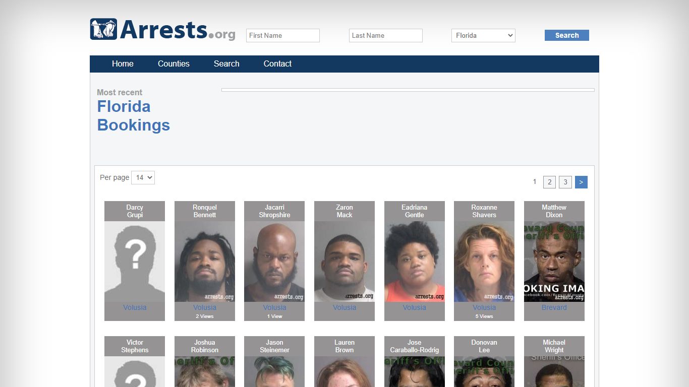 Florida Arrests and Inmate Search