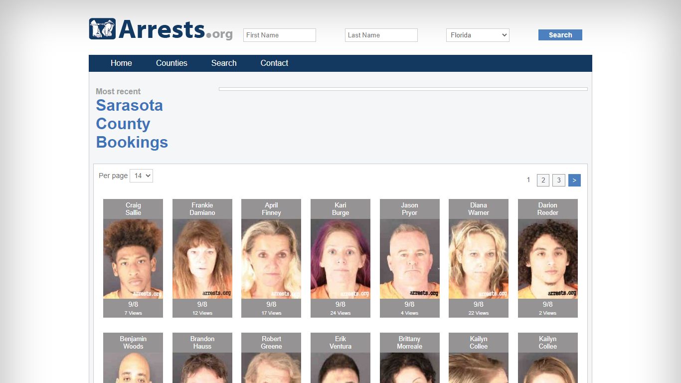 Sarasota County Arrests and Inmate Search