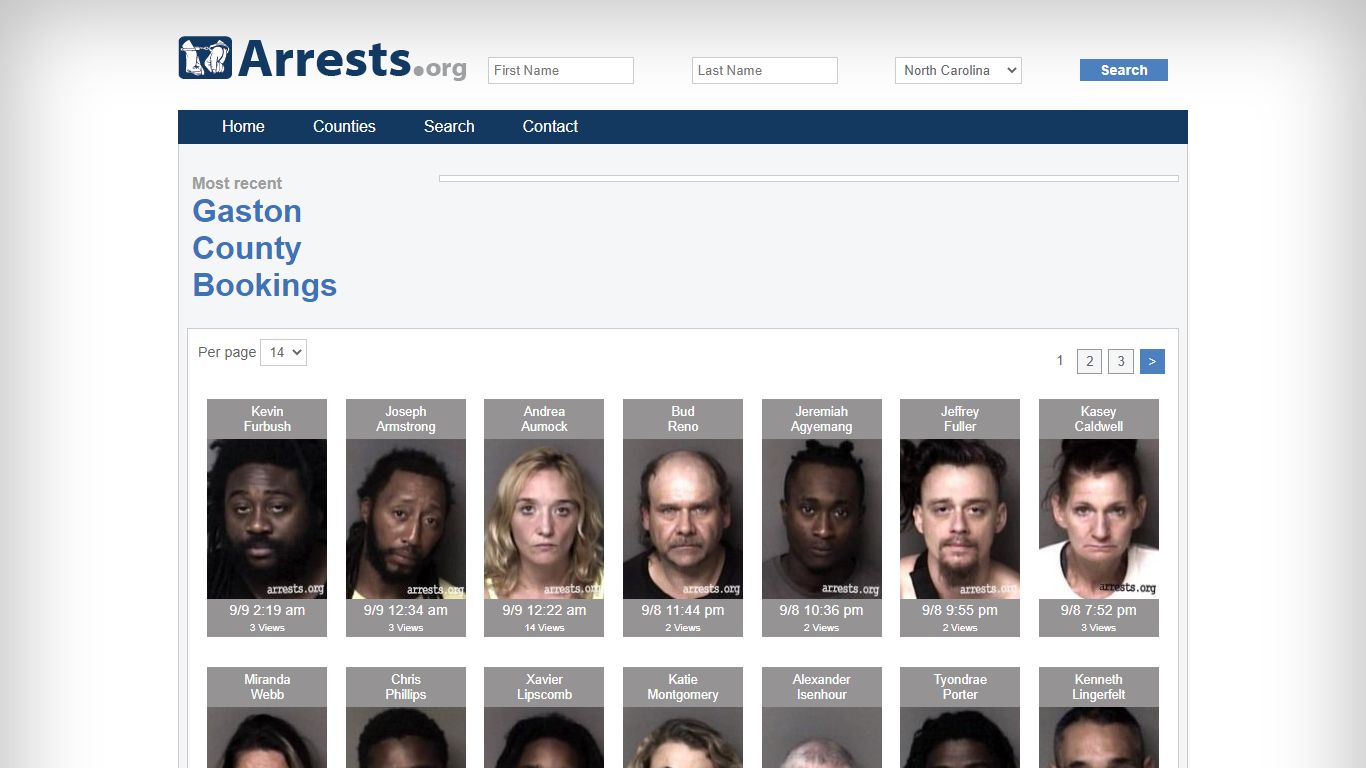 Gaston County Arrests and Inmate Search